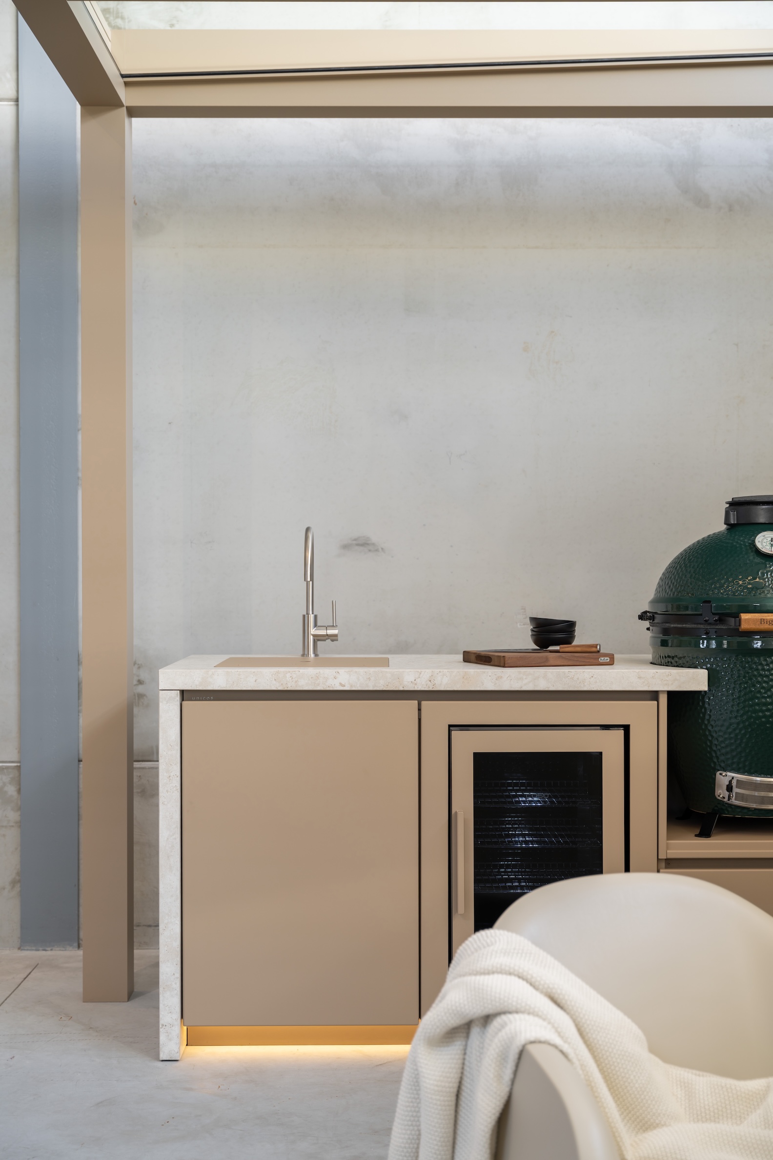 overkapping met buitenkeuken