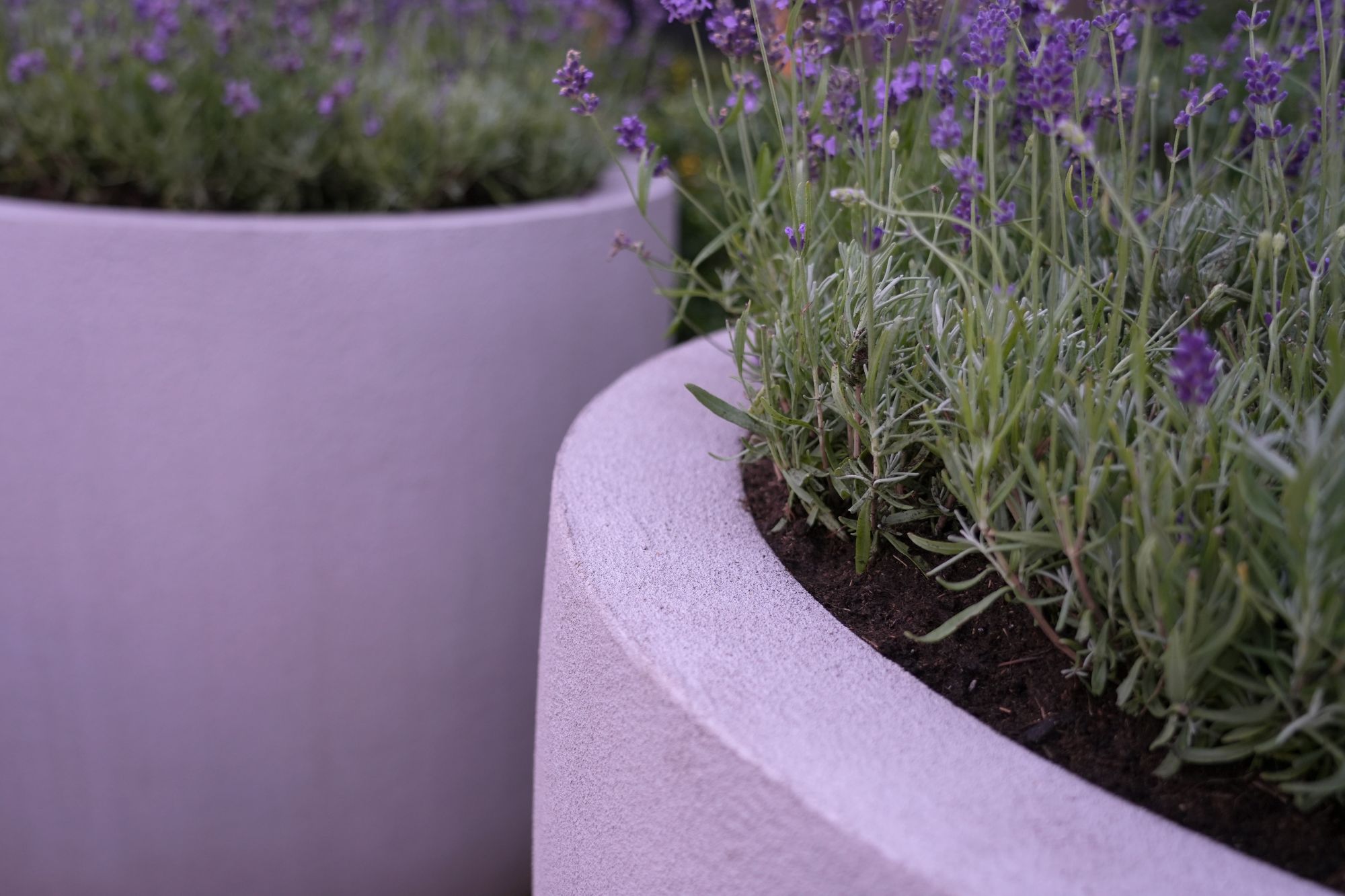 detail bloempotten