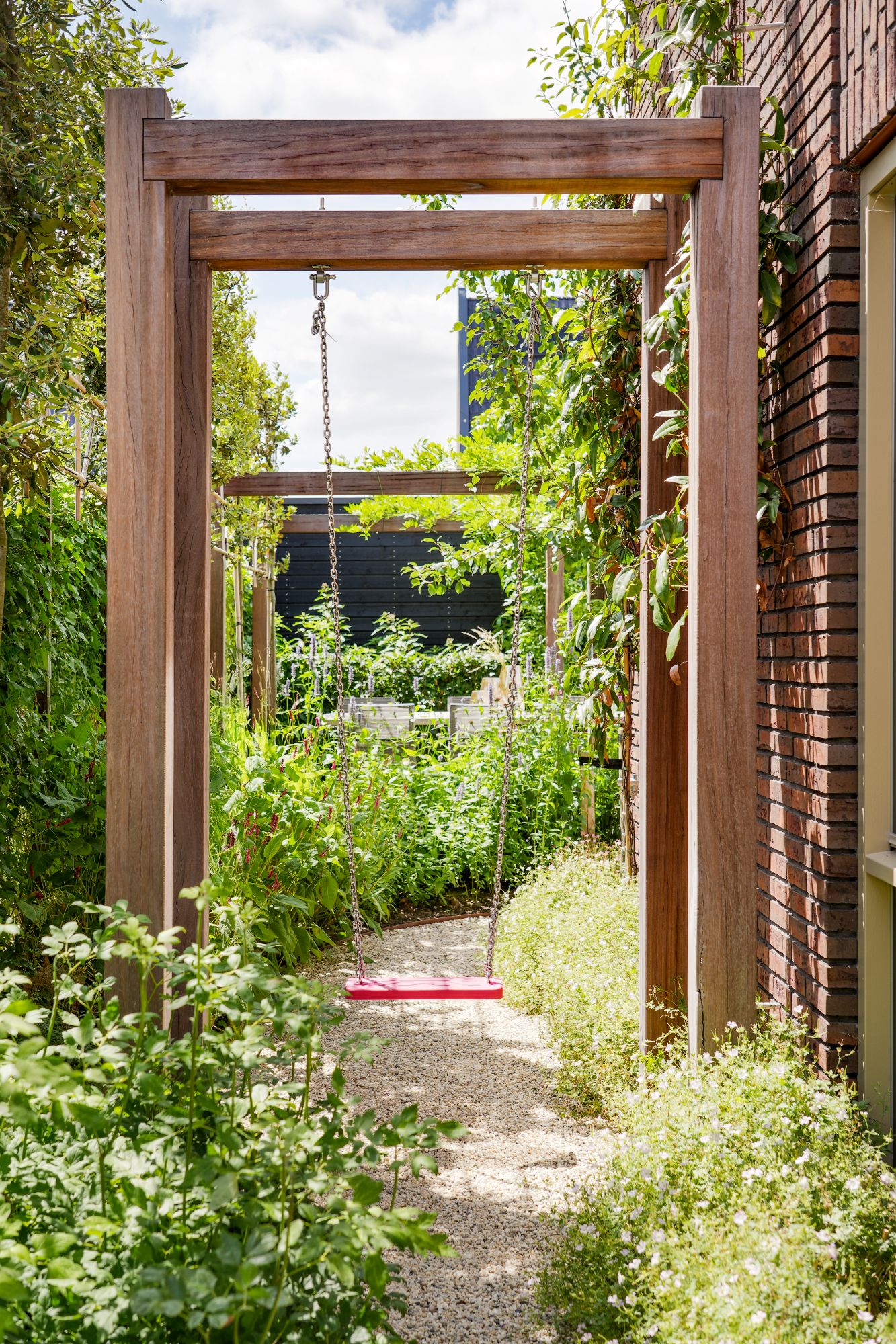pergola in tuin