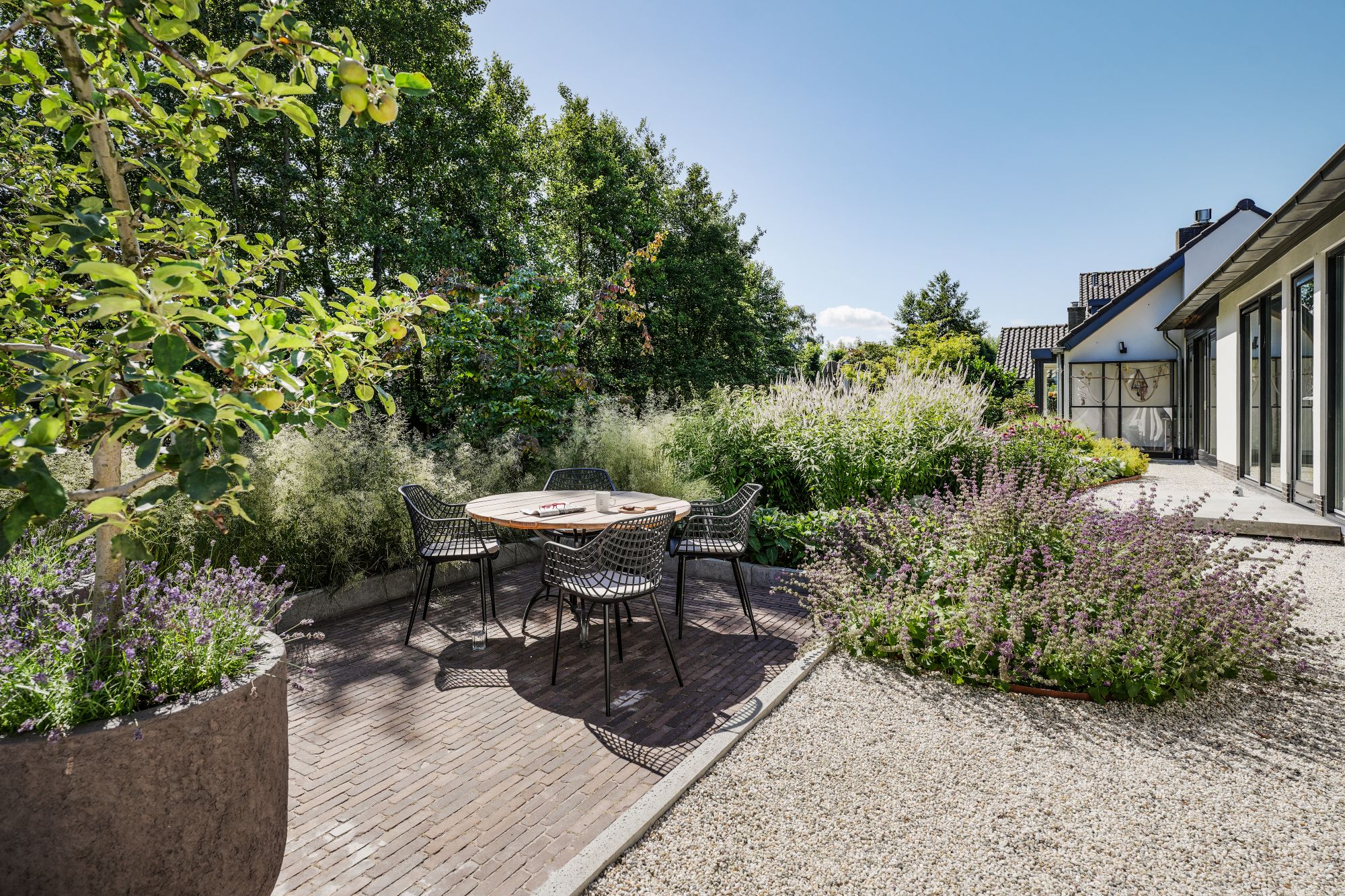tuin met terras