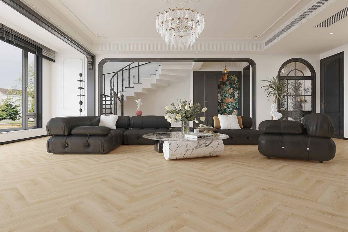 luxe visgraat vloer