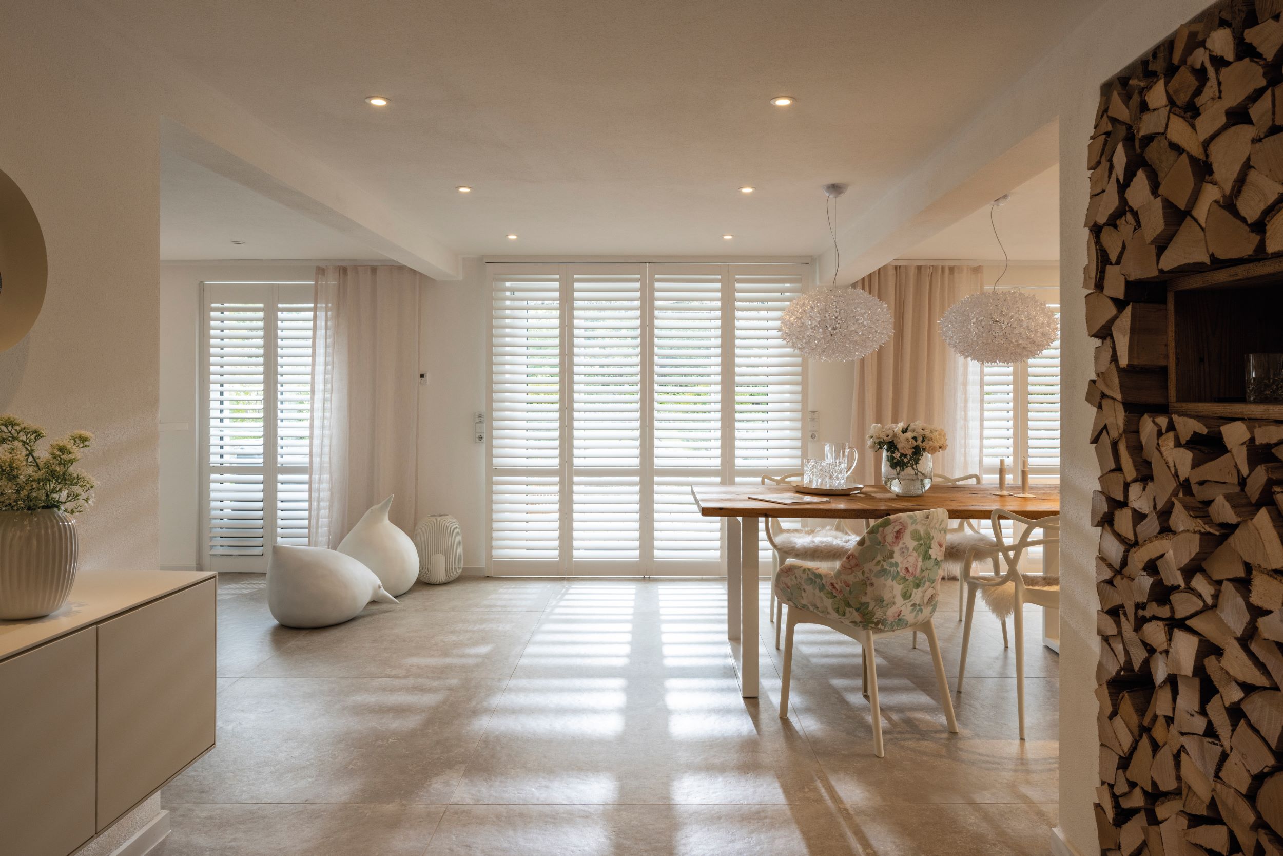 luxe shutters in interieur
