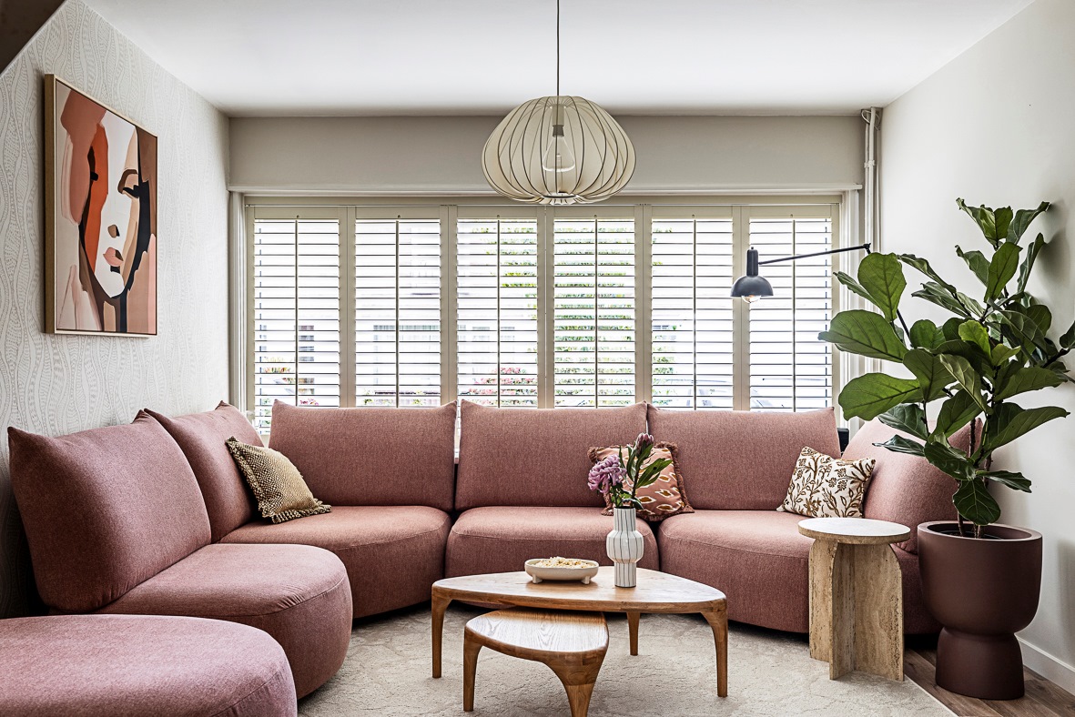 luxe shutters woonkamer