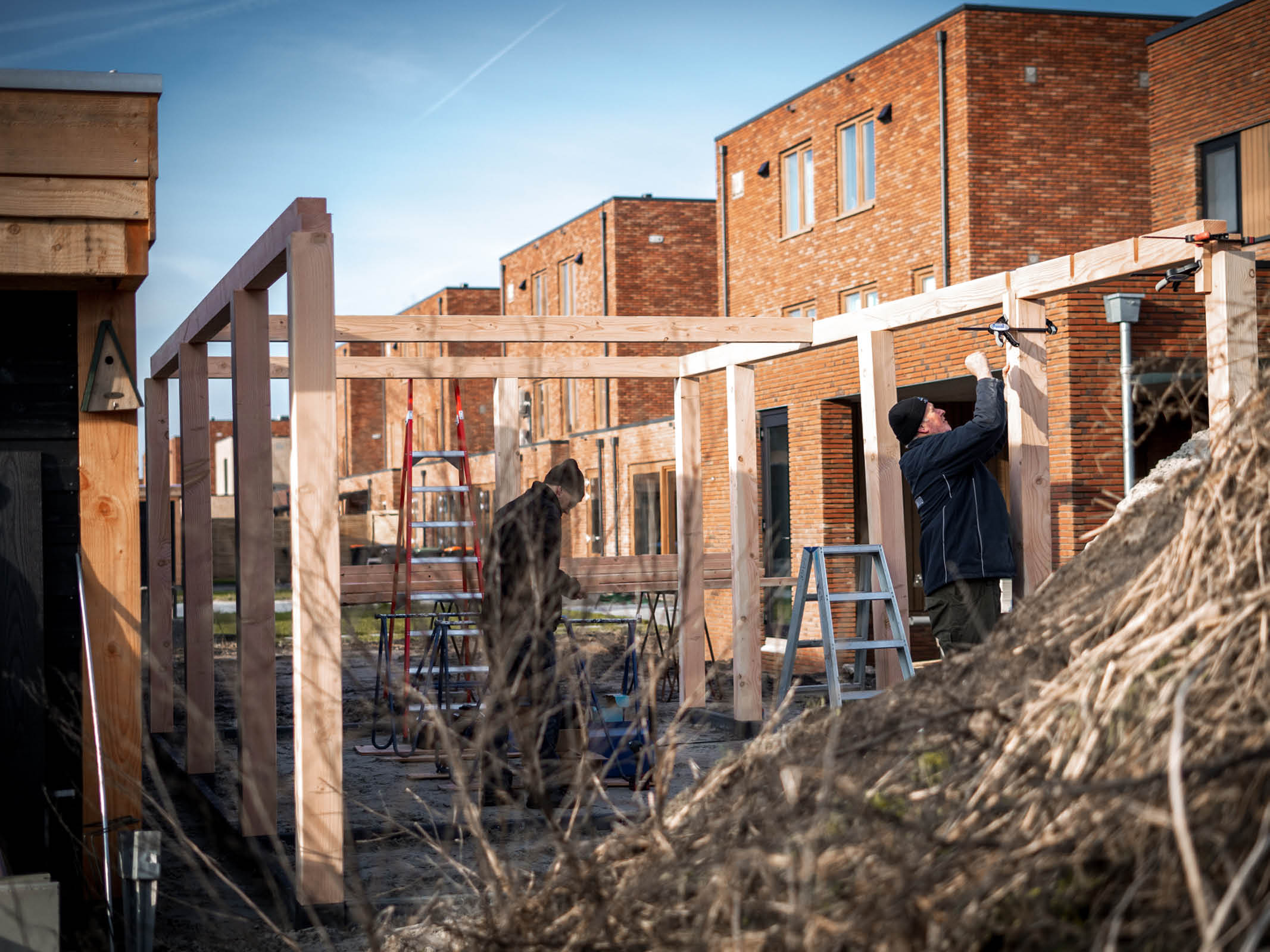 luxe bijgebouw montage