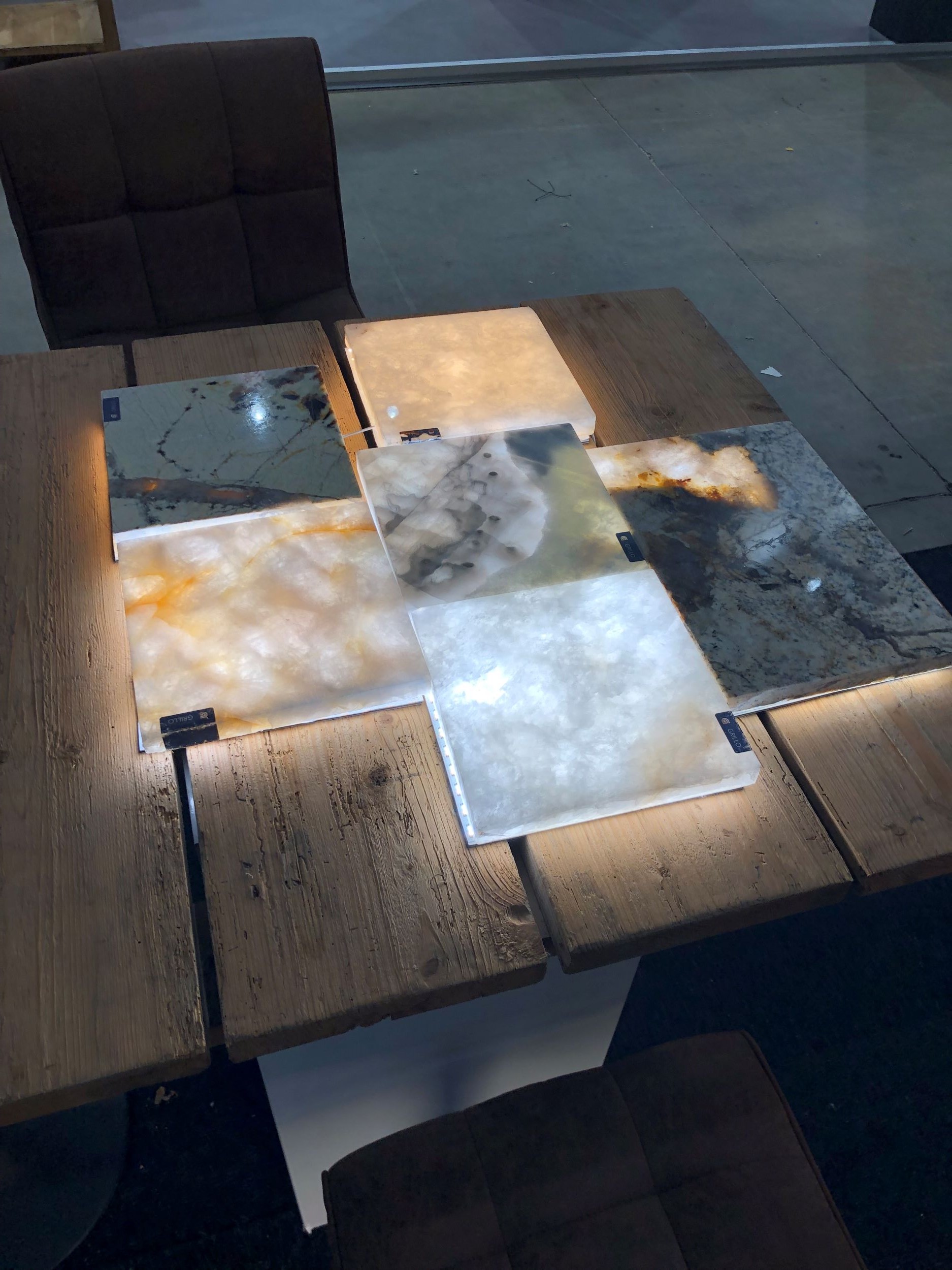 verlicht natuursteen